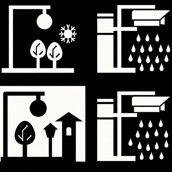 Cámaras de Seguridad en Espacios al Aire Libre: Clima y Ubicación